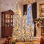 Ensemble d'arbres de Noël artificiels 8 pi, 6 pi et 4 pi pré-éclairés, pin vert articulé avec 820 lumières DEL chaudes, 2539 branches