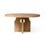 Allandale Round Dining Table in Black Elm