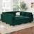 Wylodene 90.2" Wide Velvet Reversible Storage Modular Sofa Sectional Couch Convertible Livingroom Bedroom Large Sofa Bed Sleeper-1676856533