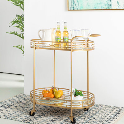 Aneve Metal Bar Cart