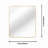 30 "x36" Rectangular Bathroom Wall Mirror-1324309832