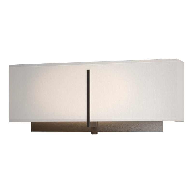 Exos 2 - Light Flush Mounted Sconce, Flax, Oil Rubbed Bronze