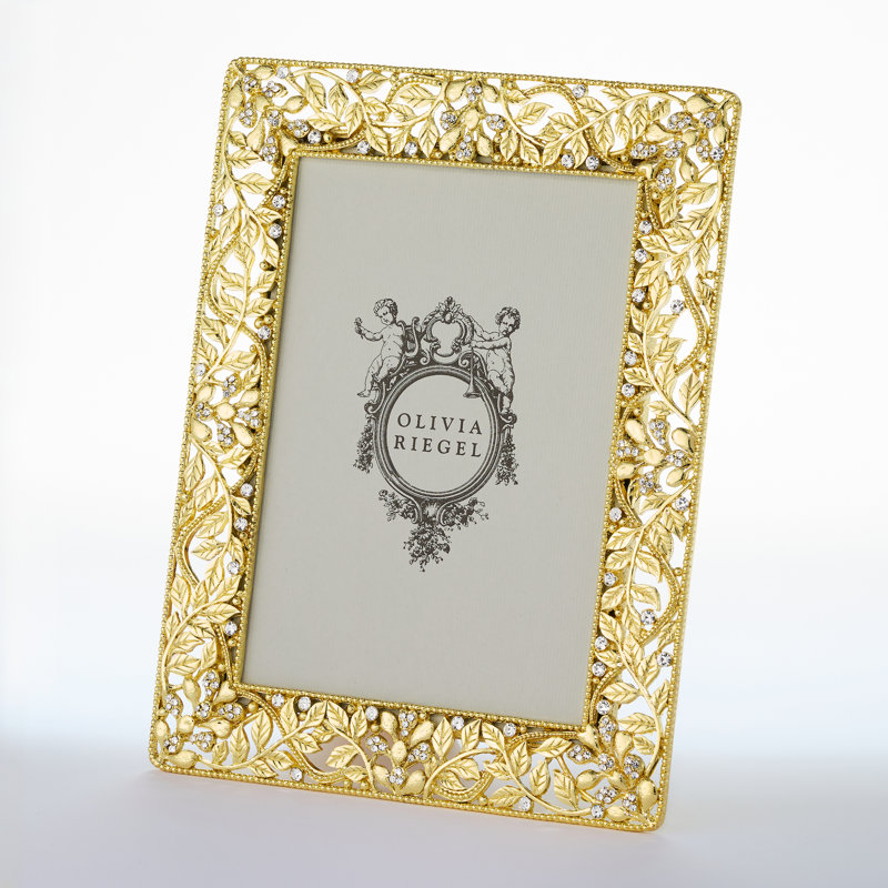 Festoon Metal Picture Frame, 5" W x 7" H