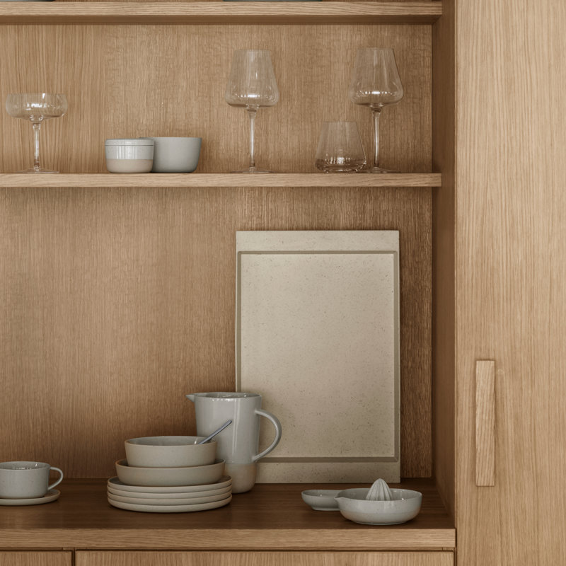 KANKYO Recycled Bamboo Tray Moonbeam (cream), Beige