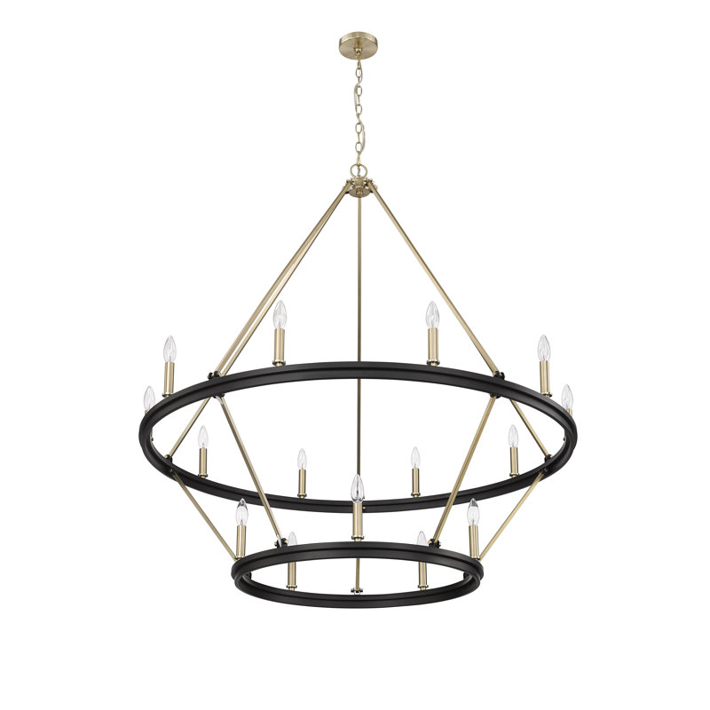 Nouvelle 15 - Light 45" Wide Candle Style Chandelier