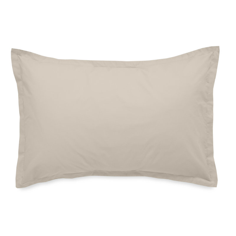 Clean Design Home T300 Percale Duvet Set, Twin XL Duvet Cover + 1 Standard Sham, Beige
