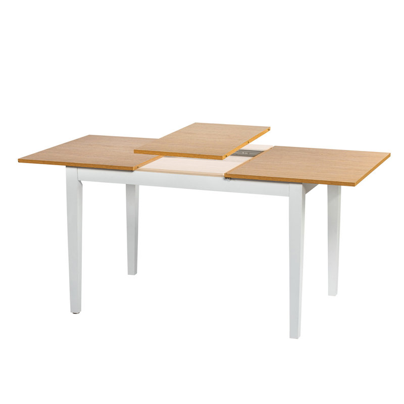 Timothee Extendable Solid Wood Base Dining Table