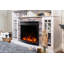 Prasad 28'' W Black Fireplace Insert with 5118 BTU