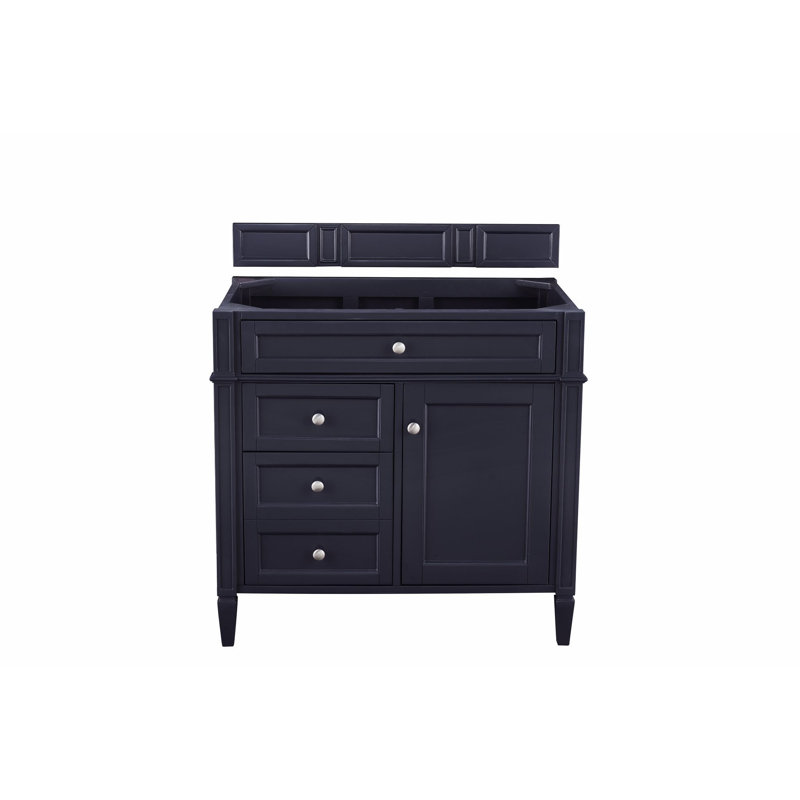 Brittany 36'' W Single Vanity, Burnished Mahogany, 8" Widespread, Tajnar Eclos