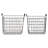 Wire 2 of Pieces Basket Set