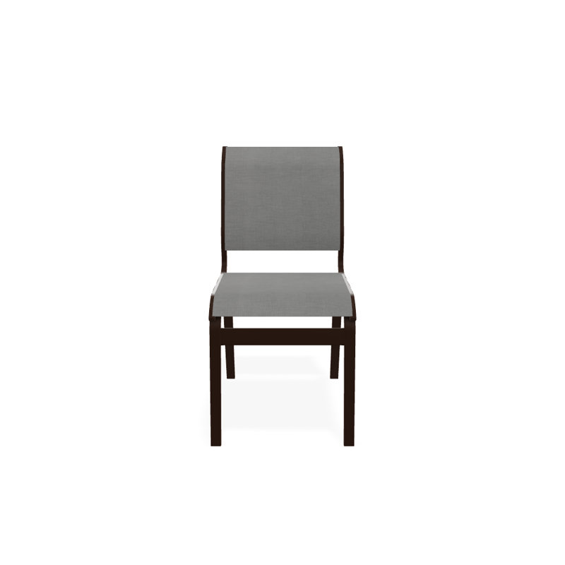 Chaise d'appoint de salle à manger Hiraku, Alliage Sunbrella®, Kona texturé