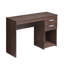 Bureau d'écriture avec 2 tiroirs de rangement, plateau de panneau de particules peint pour le bureau personnel