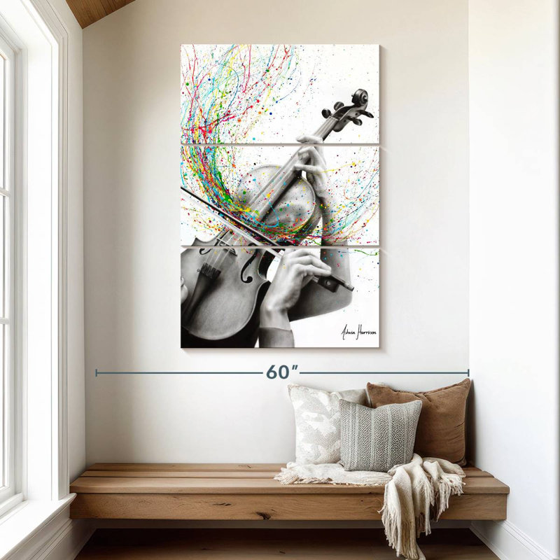 Abarca The Violin Solo, 50" H x 32" W