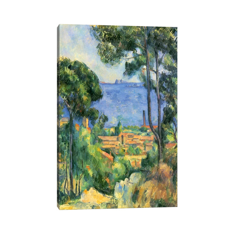 Forest Of Trees by Paul Cezanne - Wrapped Canvas Painting, 152.5 cm H x 101.5 cm W