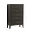 Commode verticale à 5 tiroirs avec boutons ronds minimalistes-1643341589