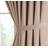 Nicole Pair of 2 Extra Large Brown Taupe Room Divider Curtains for Large Windows or Breaking Up Rooms-53495937-58182635