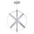 Kinetic 1-Light Single Globe LED Pendant, 3500 Color Temperature-30323388-30323389