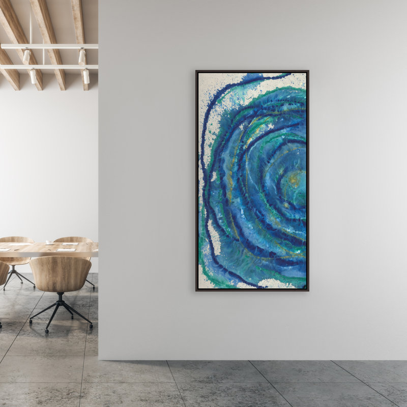 Mixed Up VII Painting by Danielle Davis, Image Brush Gel, 49.75" H x 25.75" W