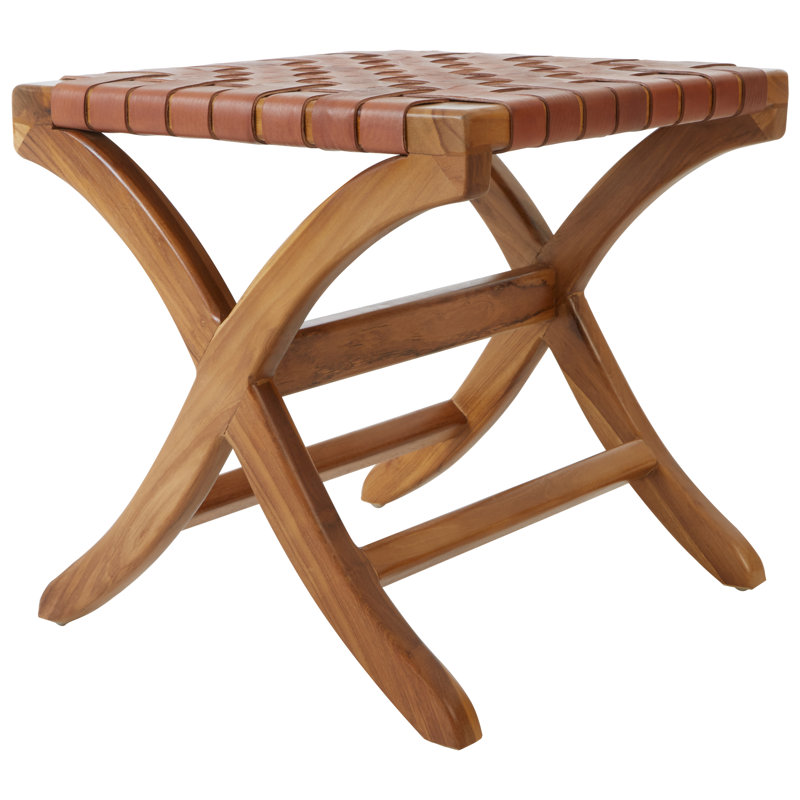 Indira Solid Wood Accent Stool