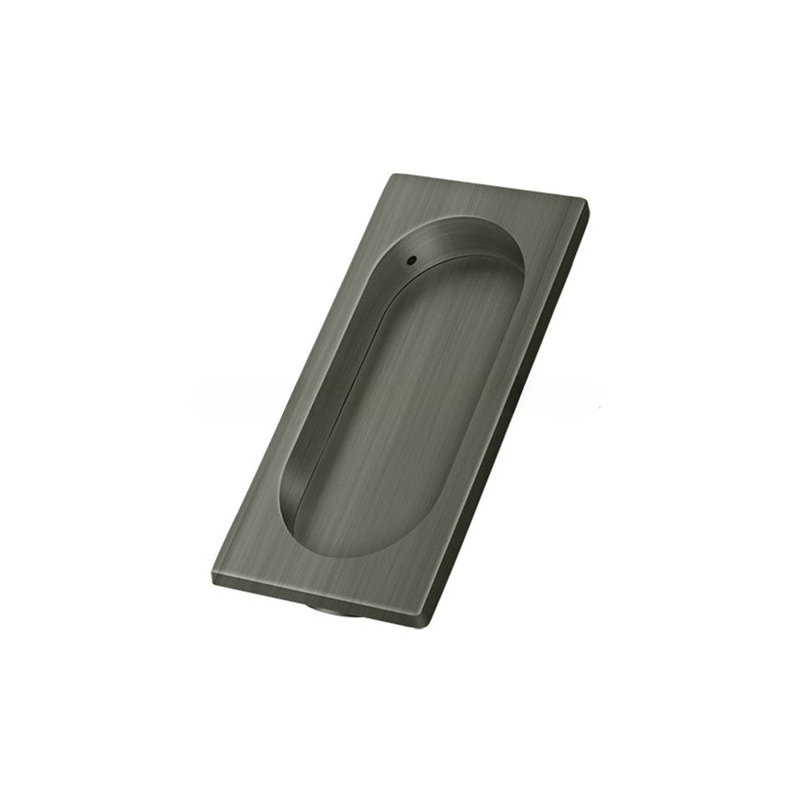 Recessed Pull, Antique Nickel