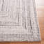 Tapis en laine / coton touffeté à la main abstrait en ivoire / noir-1344858908
