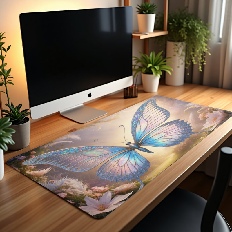 Polyester Desk Pad, 14.4x12.1