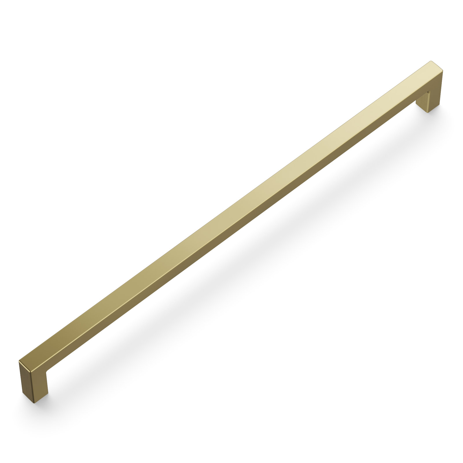 Skylight Cabinet Handle Pull, 8-13/16", Brushed Golden Brass, 5