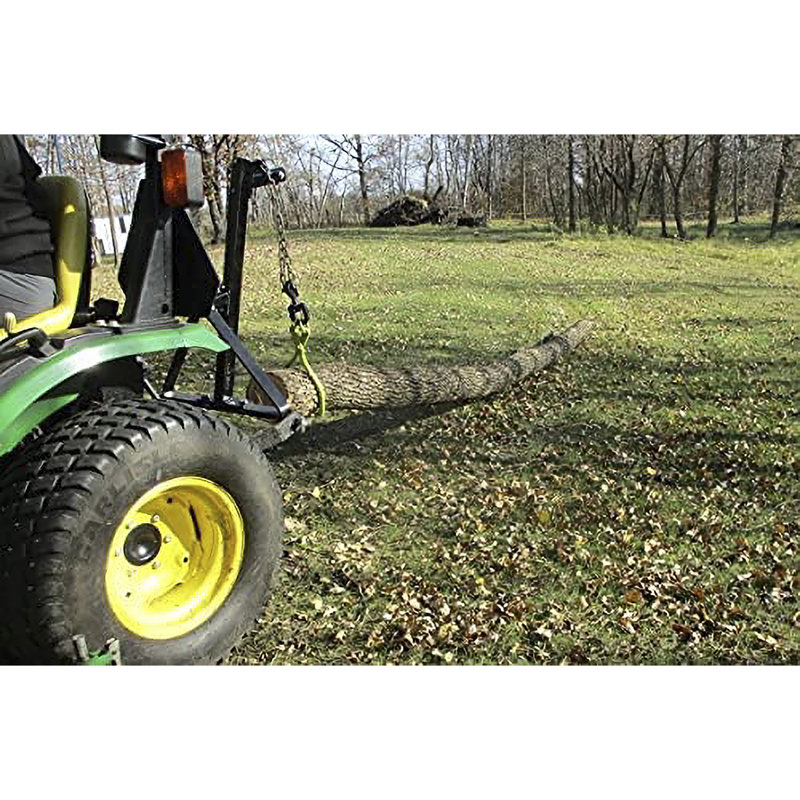 Heavy Duty Black Steel Log Skidding Arm with Chain