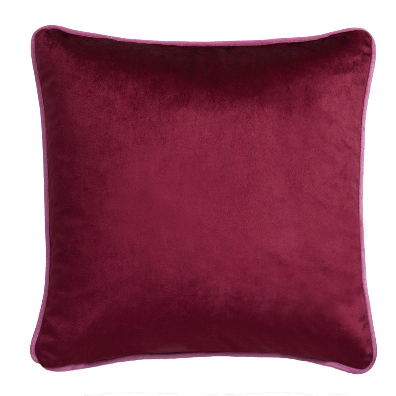 Birdity Absurdity Animal Print Square Scatter Cushion Cover, Pink