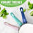 GreenLife Soft Grip Healthy Ceramic Nonstick, 1QT And 2QT Saucepan Pot Set With Lids, Dishwasher Safe-79110533