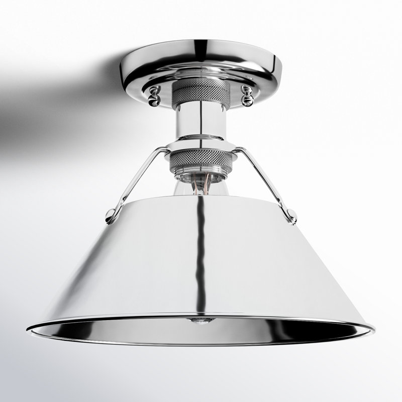Weatherford Flush Mount, Chrome, Chrome