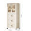 Grande armoire pliante latérale 25,59 po