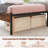 Bed Frame With Wooden Headboard Under-bed Storage No Box Spring Needed-108760569