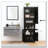 Freestanding Cabinet,Tall Narrow Bathroom Storage Cabinet with Doors and Shelf Adjustability-1988546602