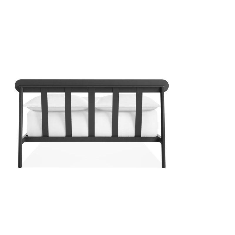 Goodie Metal Open-Frame Bed, Full/Double, Oblivion