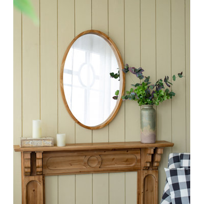 Miroir mural 24 po x 36 po avec cadre en bois