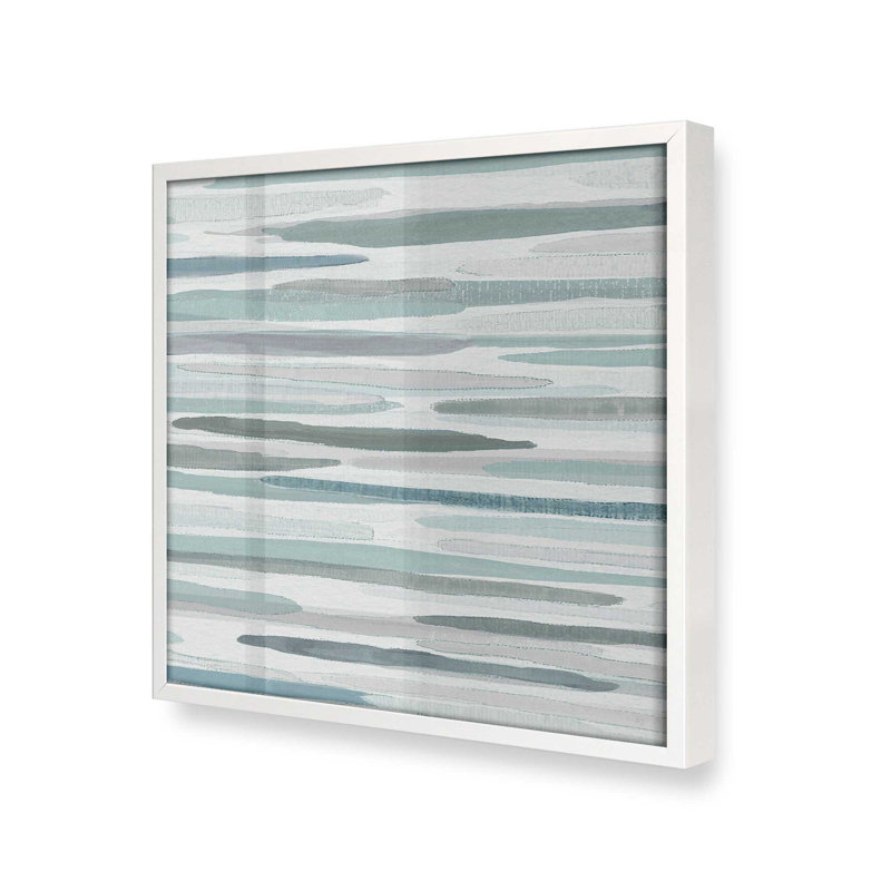 Cresting Calm v2, reproduction sur papier mat d'archives, Cadre opaque blanc, H 21,5 po x l 21,5 po