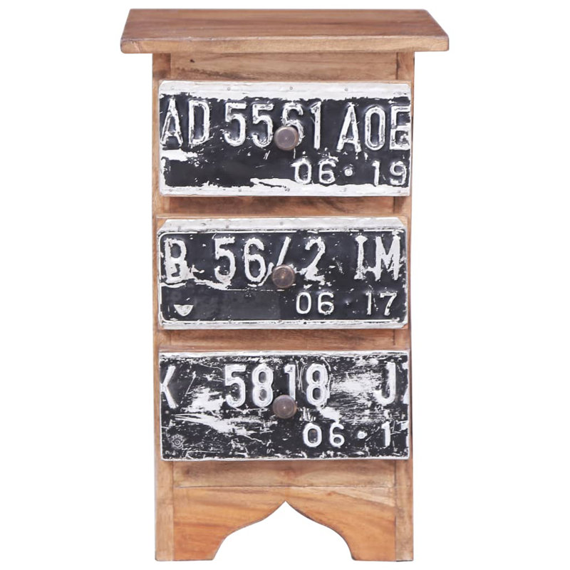 Bedside Cabinet 30x30x51 cm Solid Mahogany Wood
