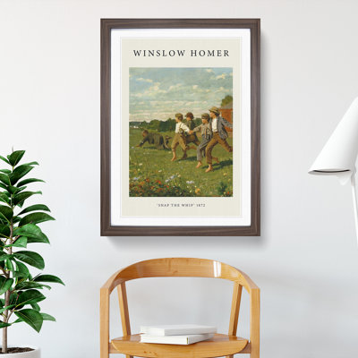 Snap the Whip by Winslow Homer - Picture Frame Painting