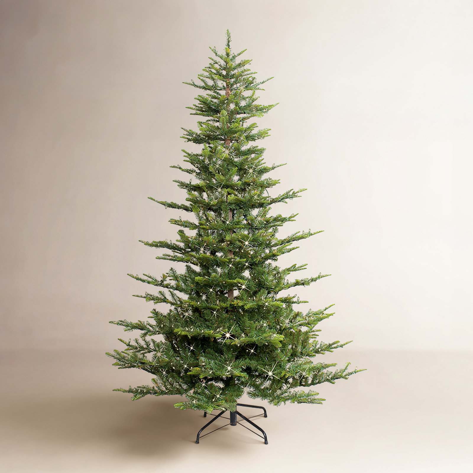 Lighted Artificial Christmas Tree, 6.5' H