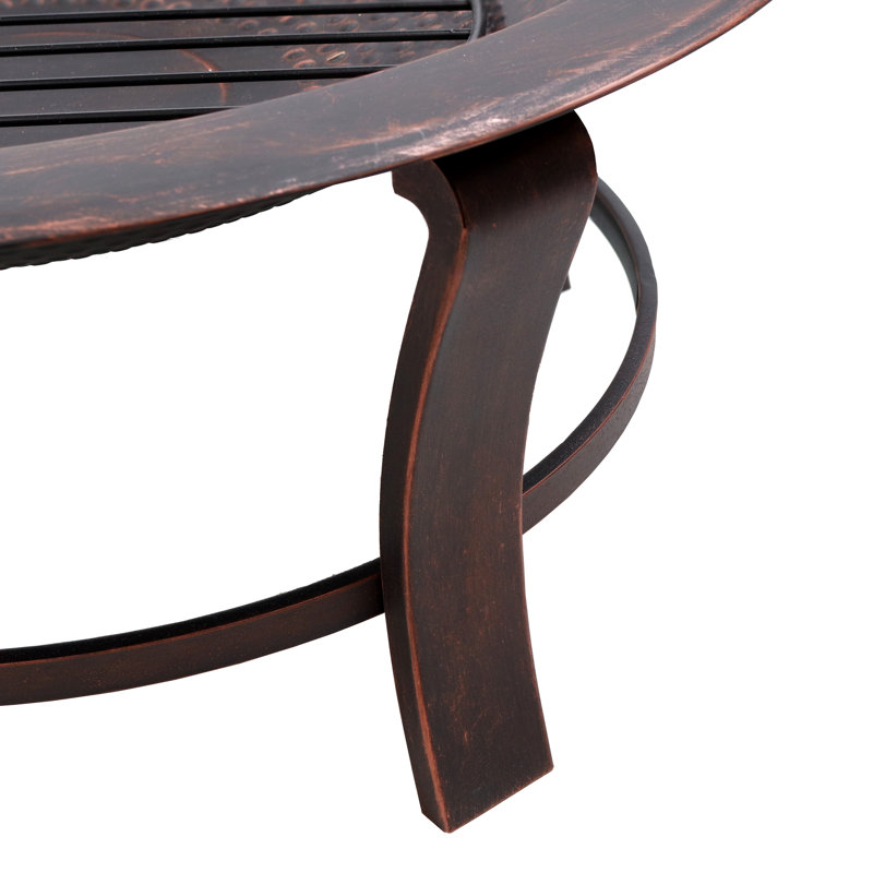 Jaramillo Elevated Steel Wood Burning Fire Pit