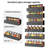 6 Pack Magnetic Spice Rack Organizer, Metal,-192187210