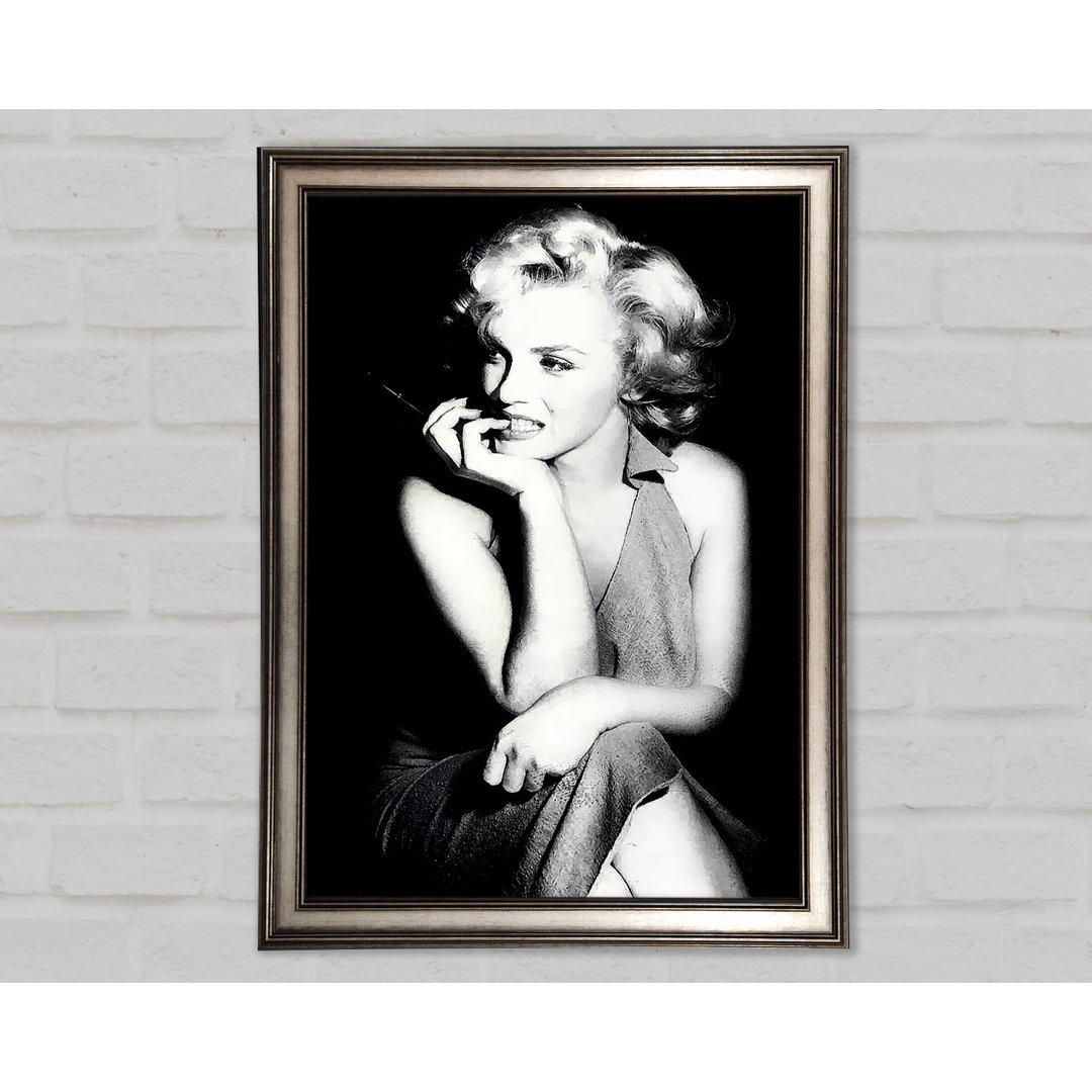 Marilyn Monroe Stare - Einzelner Bilderrahmen Kunstdrucke