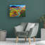 Art mural sur toile tendue - art mural Cathy Carey «The Long and Winding River» pour le salon, la chambre à coucher ou le bureau - 35 x 47-2116645520