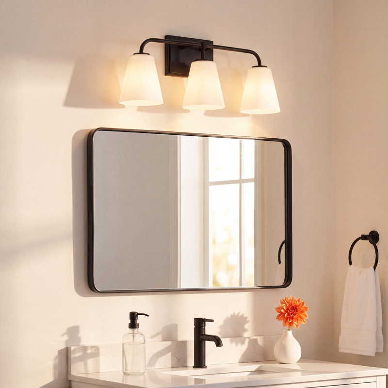 Misty 3 - Light Dimmable Vanity Light, Matte Black