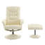 Chaise de bureau avec dossier inclinable, chaise de bureau à haut dossier avec repose-pieds, chaise moelleuse avec repose-pieds