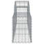Avaiah Silver Metal Fence Panels Included-814130511