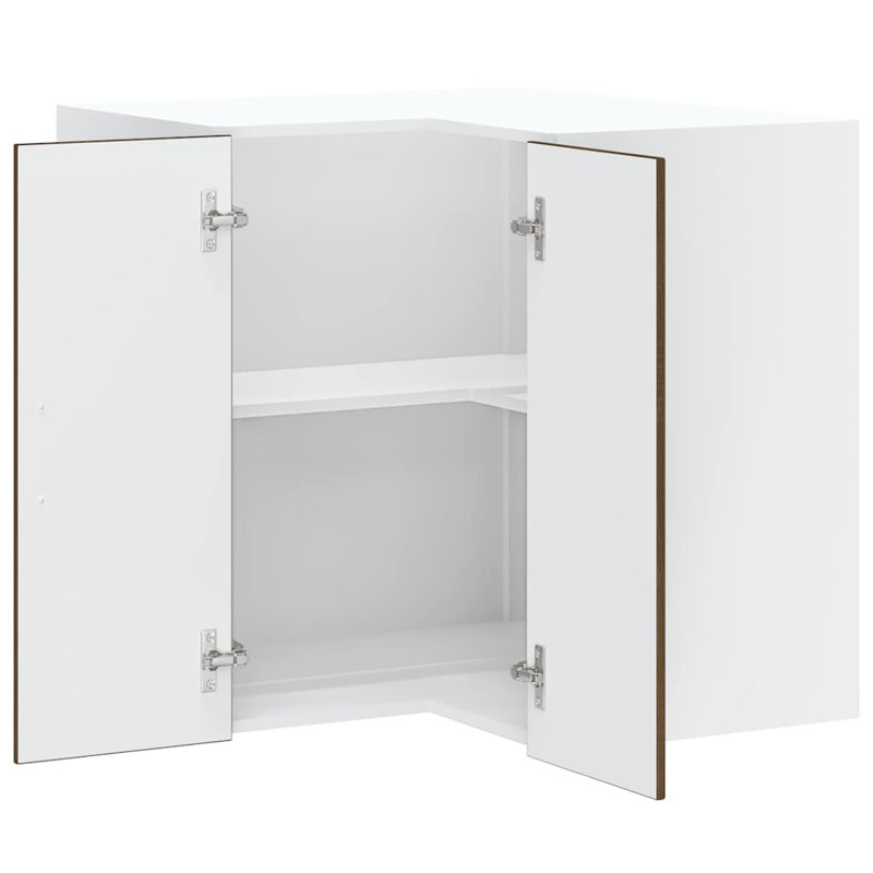 Kitchen Wall Corner Cabinet Kalmar Engineered Wood, Brown Oak
