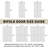 Interior Solid Core Wood White Primed 2 Panel Shaker Bi-fold Closet Door-99222565