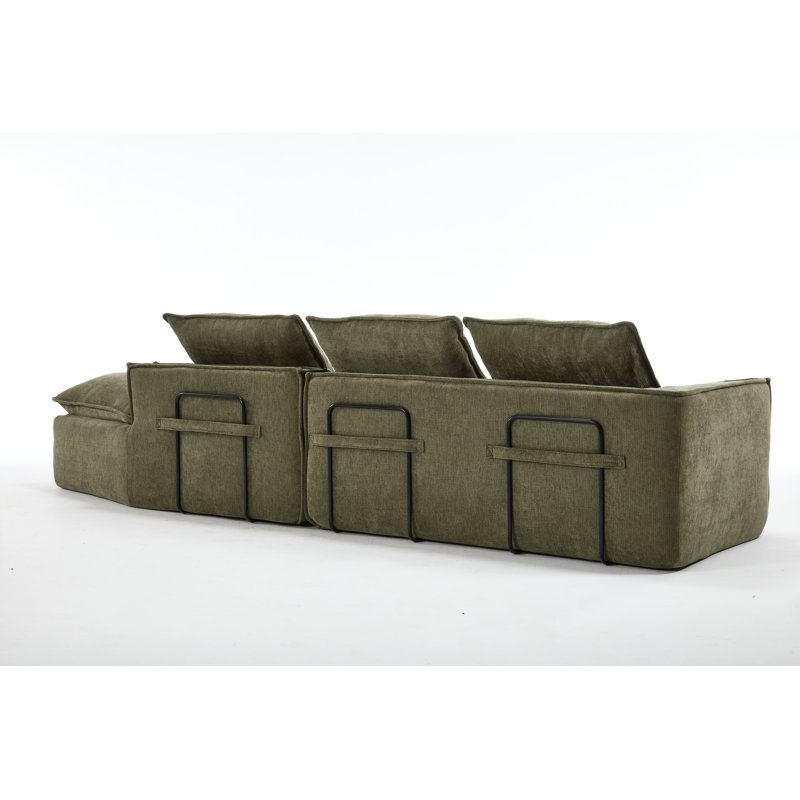 Canapé modulaire Boneless Modern Minimalist, Vert